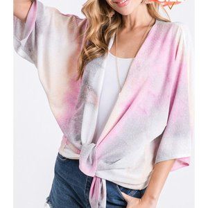 Beautiful Tie Dye Kimono Cardigan